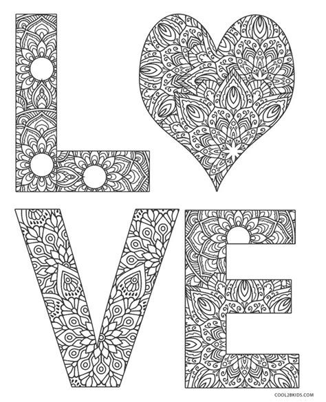 printable love coloring pages  kids