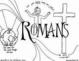 Romans Colouring Coloringhome Asd10 sketch template