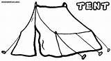 Tent Coloring Pages Colorings sketch template