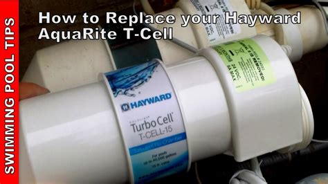 replace  hayward aqua rite turbo cell youtube