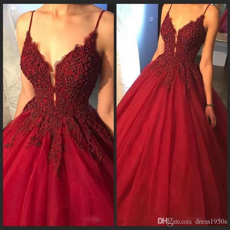 2018 vestidos beading ball gown prom dresses spaghetti
