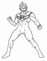 Ultraman Coloring Pages Getdrawings sketch template