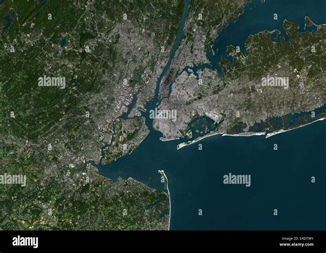 york city usa true colour satellite image  york city  york state usa true colour