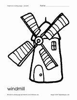 Windmill Coloring Preschool Curated Reviewed Kindergarten sketch template