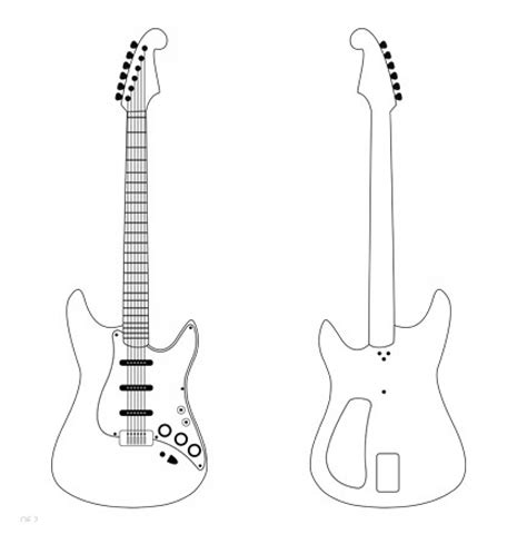 printable guitar templates  printable