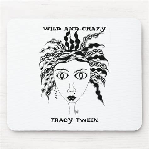 wild and crazy girl wild and crazy tracy tween mouse mats zazzle
