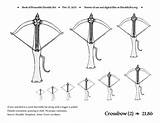 Crossbow Traceable sketch template