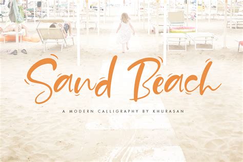 sand beach font fontspace