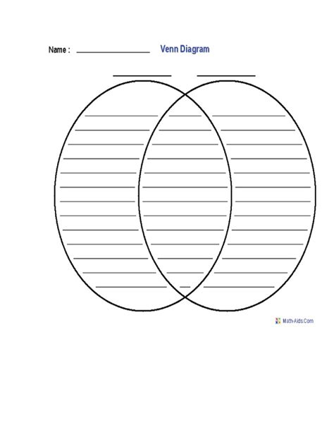 venn diagram templates word  template lab  printable venn diagram