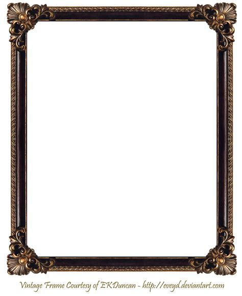 elaborate wood frame   ekduncan  eveyd  deviantart picture frame designs frame