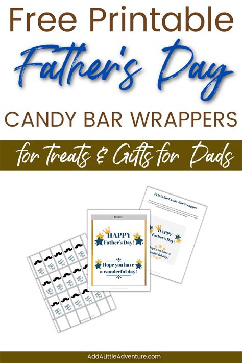 fathers day candy bar wrappers  printables candy bar wrappers