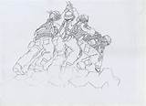 Iwo Jima Raising sketch template