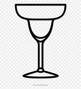 Margarita Glass Clipart Coloring Icon Pages Library Pinclipart sketch template