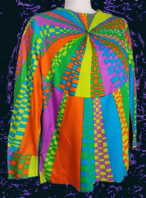1960s rainbow psychedelic hippie spiral tunic collectors weekly