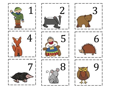 jan brett mitten animals printables search results calendar
