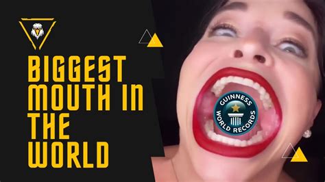 Samantha Ramsdell Holds The Guinness World Record For Largest Mouth In