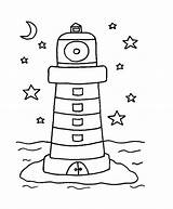 Lighthouse Morska Latarnia Kolorowanki Bestcoloringpagesforkids Dla Halaman Lighthouses Kanak Wydruku sketch template