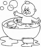 Bath Coloring Bubble Pages Rubber Duck Time Baby Kids Bubbles Sheets Getdrawings Template Cartoon Drawing sketch template