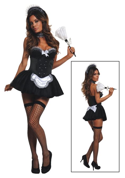 women s seductive maid costume