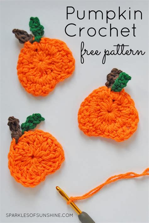 pumpkin crochet  pattern sparkles  sunshine