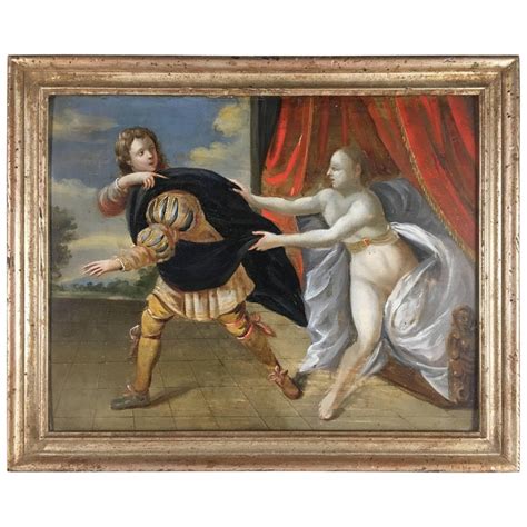 18th Century Italian Painting Of Joseph And Potiphar S Wife At 1stdibs