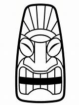 Lanta Totem Koh Coloriage Colorier Tiki Bricolage Coloriages Incroyable Gratuitement Tableau sketch template