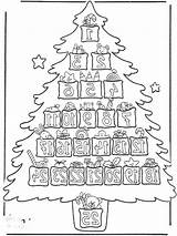 Advent Calendar Coloring Pages Printable Getcolorings Color Print sketch template
