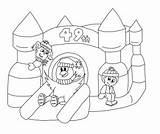 Castle Bouncy Colouring Coloring Bounce Carnival House Drawing Pages Contest Richmond Hill Winter Colour Template Getdrawings sketch template