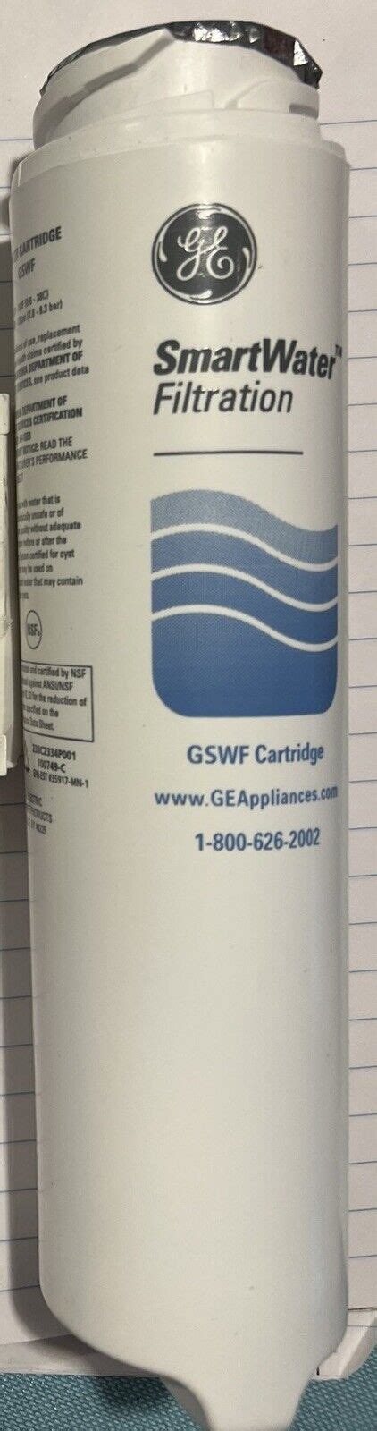 New Genuine Ge Smartwater Refrigerator Filter Gswf Replacement