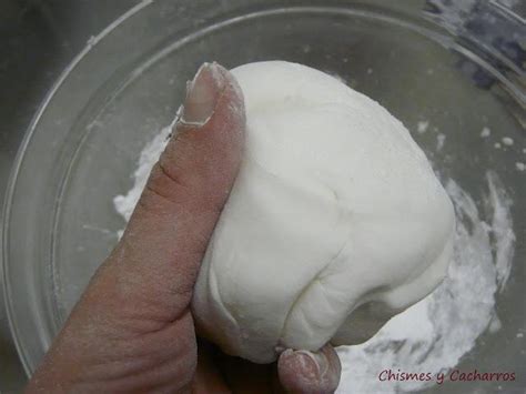 como hacer pasta de goma paso  paso paperblog