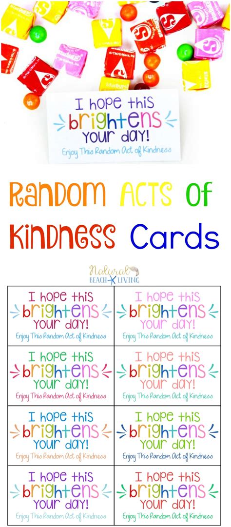 kindness cards printable printable cards
