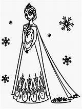 Elsa Coloring Face Pages Frozen Color Printable Print Getcolorings sketch template