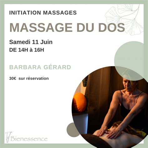 Initiation Au Massage Massage Du Dos Bienessence