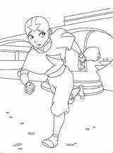 Coloring Pages Avatar Airbender Last sketch template