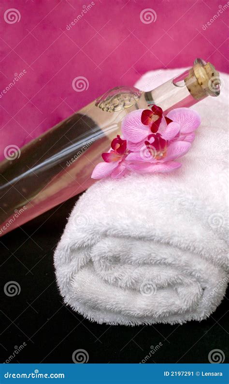 orchid spa massage stock image image  product bodycare