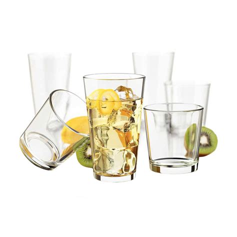 Libbey Flare 16 Piece Beverage Set Drinking Glasses Shop Your Navy