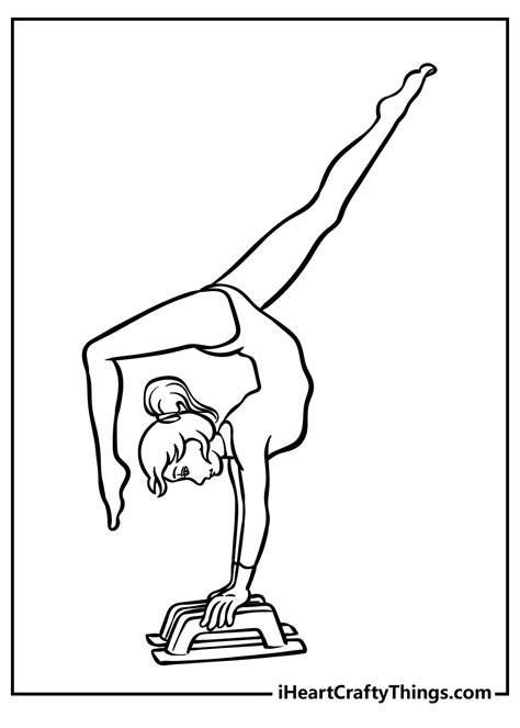 print coloring pages  kids gymnastics stepsd coloring pages