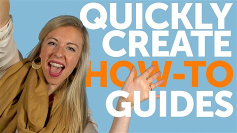quickly create   guides youtube