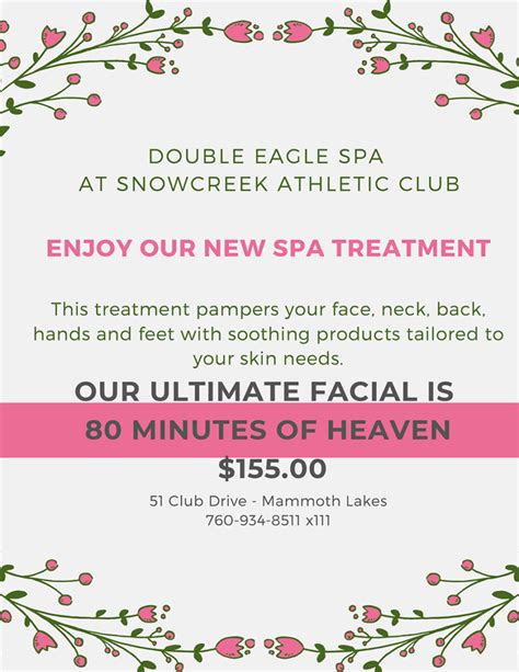 double eagle spa snowcreek athletic club
