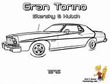 Coloring Car Pages Muscle Torino Starsky Cars Hutch Gran Sheets Sheet Yescoloring Printable Printables Rod Hot Colouring Drawing Choose Board sketch template