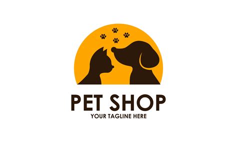 business pet shop  pet care logo grafico por qnah creative fabrica