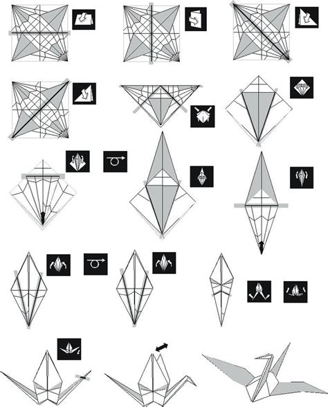 origami crane folding instruction origami crane origami  art