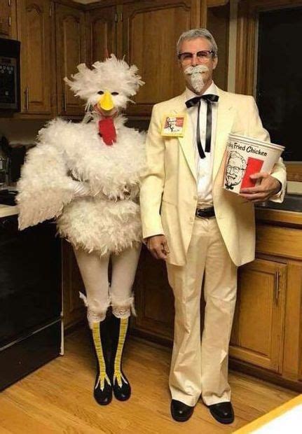 costumes kfc colonel and chicken halloween costumes for
