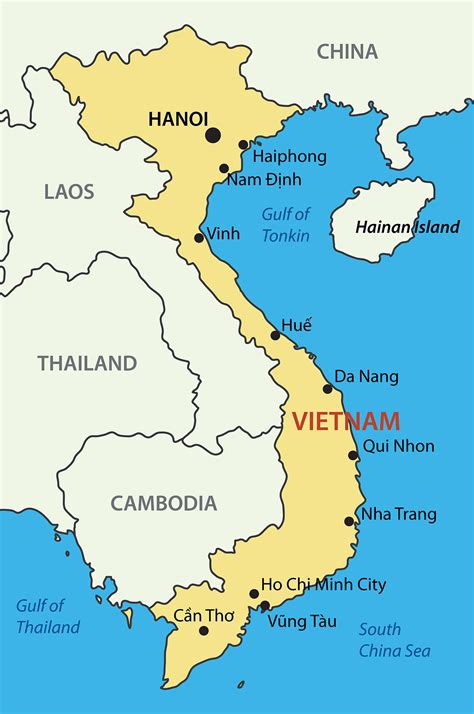 vietnam maps map   areas  vietnam