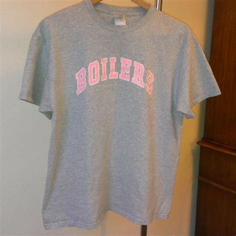sale purdue university boilermakers  shirt size xl heather gray  boilers block letter