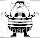 French Man Clipart Cartoon Chubby Idea Freaking Cory Thoman Mime Outlined Coloring Vector Clip Smart Cookie Royalty Clipartof sketch template