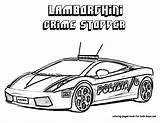 Police Coloring Cars Kids Car Pages Lamborghini Cartoon Print Printable Sheets Drawing Truck Dodge Clipart Color Monster Colouring Clip Library sketch template