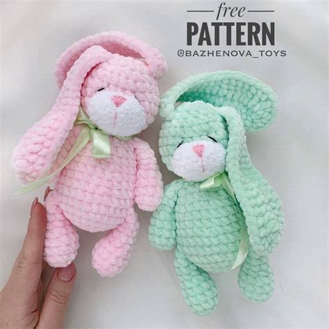 amigurumi plush bunny pattern amiguroom toys