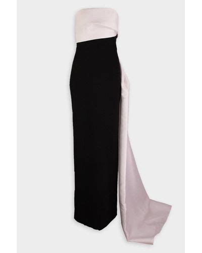 Solace London Kinsley Maxi Dress In Cream Black Lyst