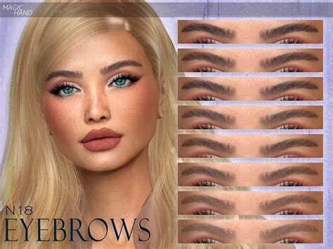 eyebrows   magichand  tsr sims  downloads